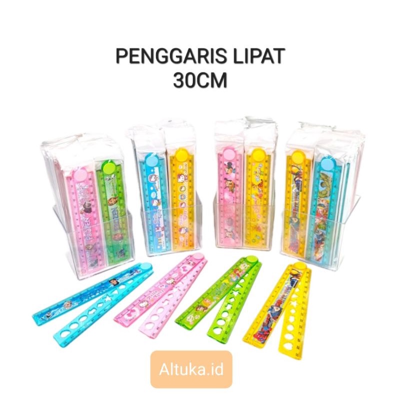 

Penggaris Lipat Plastik 30cm Funcy Karakter
