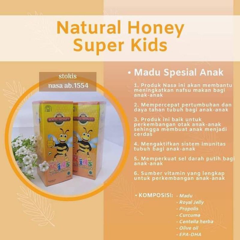 

Natural Honey Super KIDS