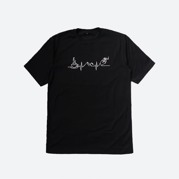 HDP-378 KAOS DISTRO KOPI GUNUNG ROKOK SEBAT BAJU TSHIRT GAUL KEREN