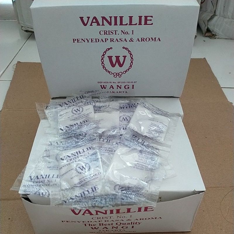 

Vanili bubuk VANILLIE W sachet isi 100pcs
