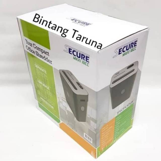 Paper shredder Secure Maxi 18cc Mesin Penghancur Kertas Maxi 18 cc  Garansi Resmi 1 Tahun