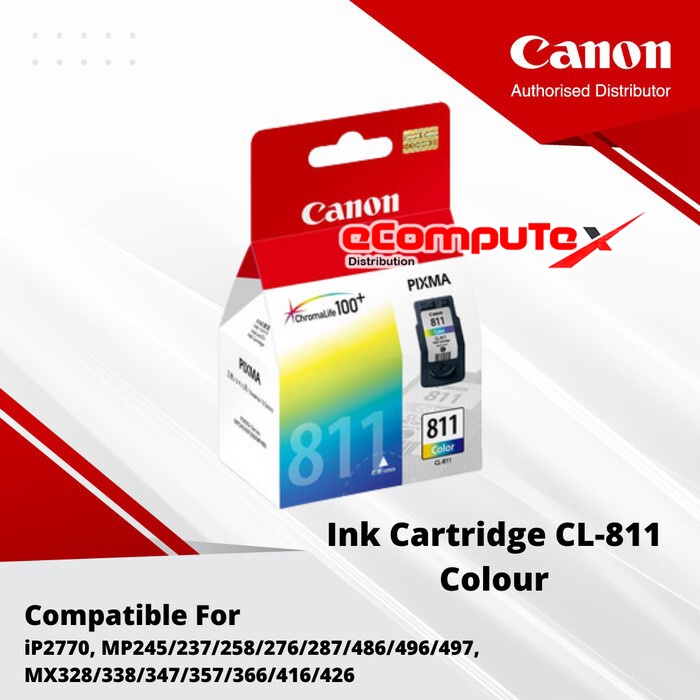 CARTRIDGE CANON CL-811 COLOR / TINTA CATRIDGE CANON CL811 COLOUR - RESMI