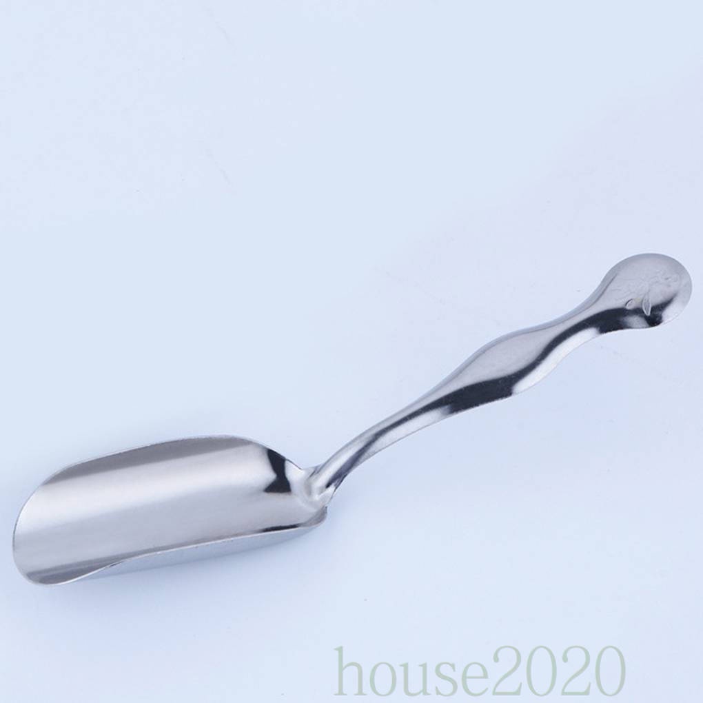 [house2020]Stainless Steel Dinner Curved Mini Tea Spoon Household Use Fruit Appetizer Dessert Tea Spoon