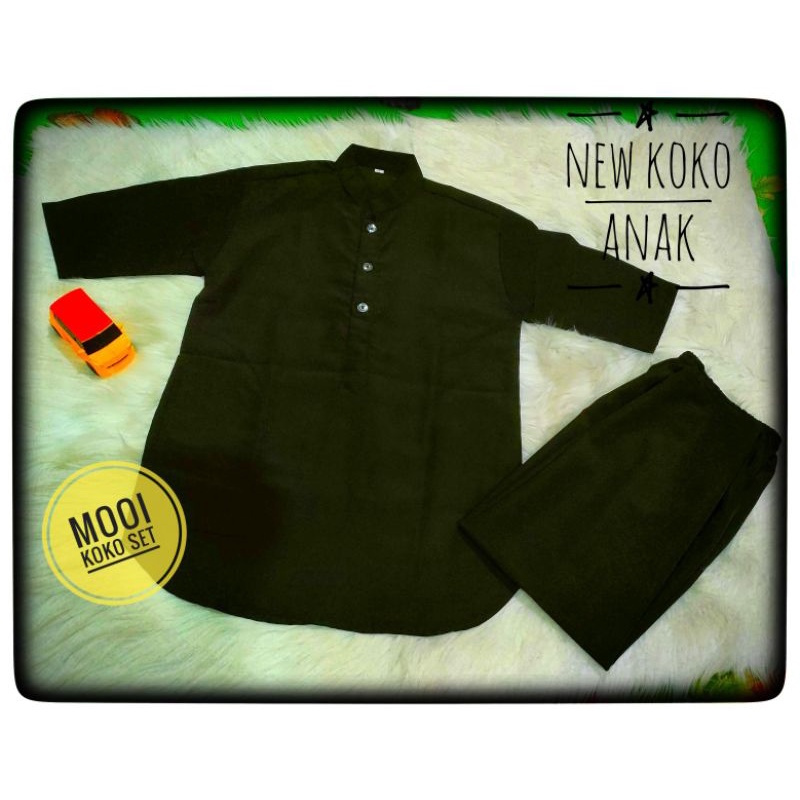 Mooi set Koko Anak || Baju Muslim Anak || Koko Anak (Termurah)