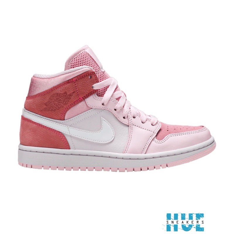 air jordan 1 mid women's pink