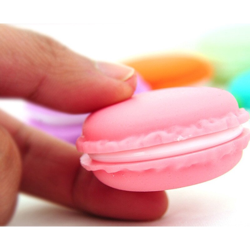 Kotak Penyimpanan Kalung Cincin Anting Bentuk MACARON Mini 4 cm - BUM