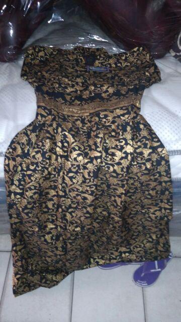 Setelan Batik Sarimbit Gamis Big Size Jumbo Size Fit Xxl Ld 120 Cm + Kemeja Batik Ld 120 Cm Fit Xxl