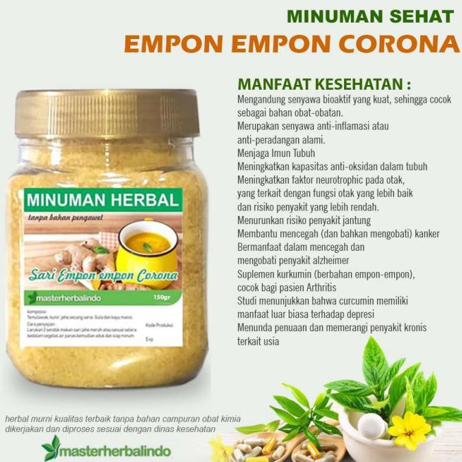 

Promo Awal tahun Jamu Bubuk Sari Rempah Empon Empon corona Cuci Gudang Awal Tahun