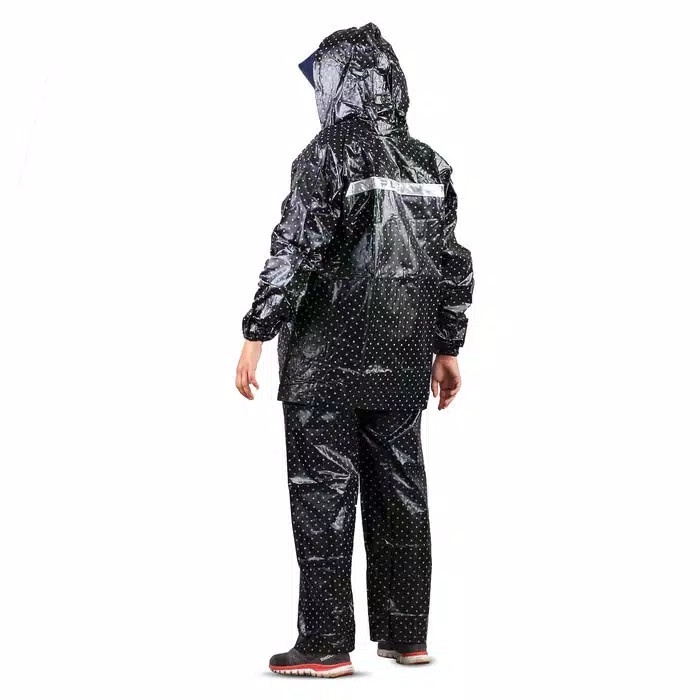 Jas Hujan PLEVIA POLKADOT POP 810 - Raincoat Mantel Stelan Hujan Polkadot