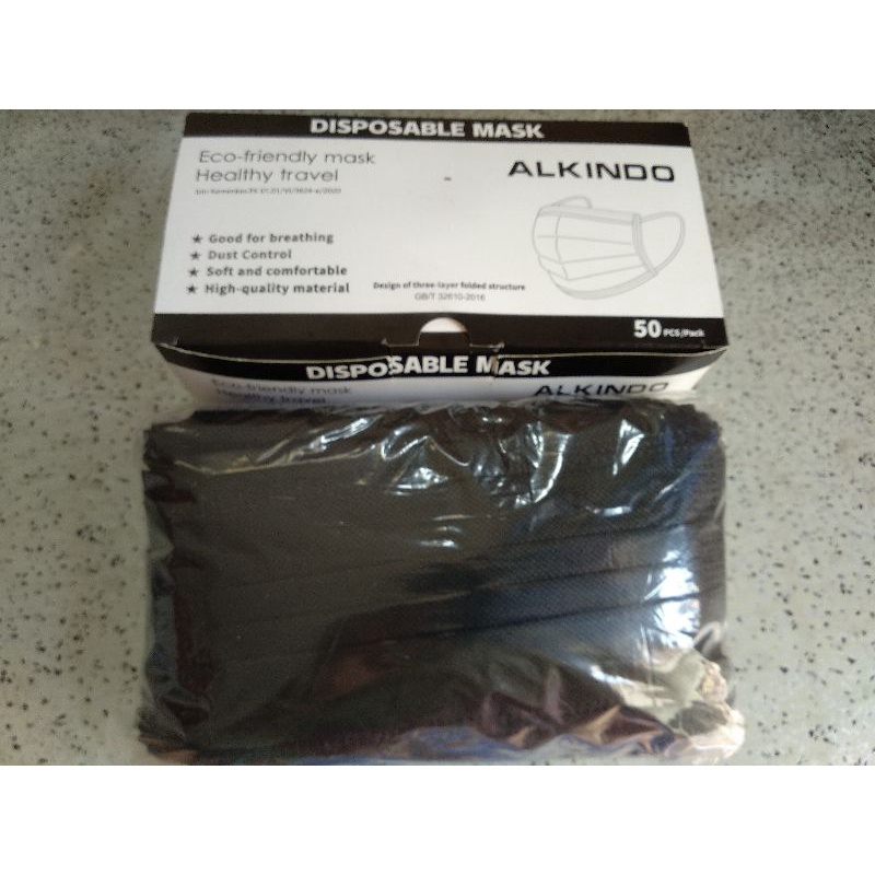 masker 3 ply headloop Alkindo/ one care/ chasa, masker hijab