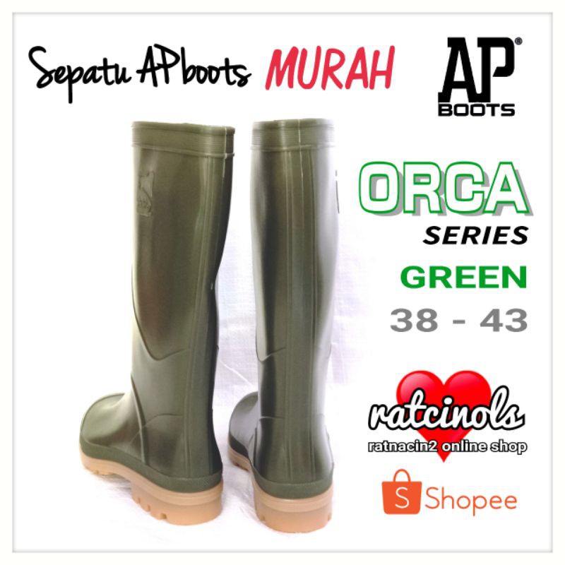 Sepatu Ap Boots ORCA Hijau