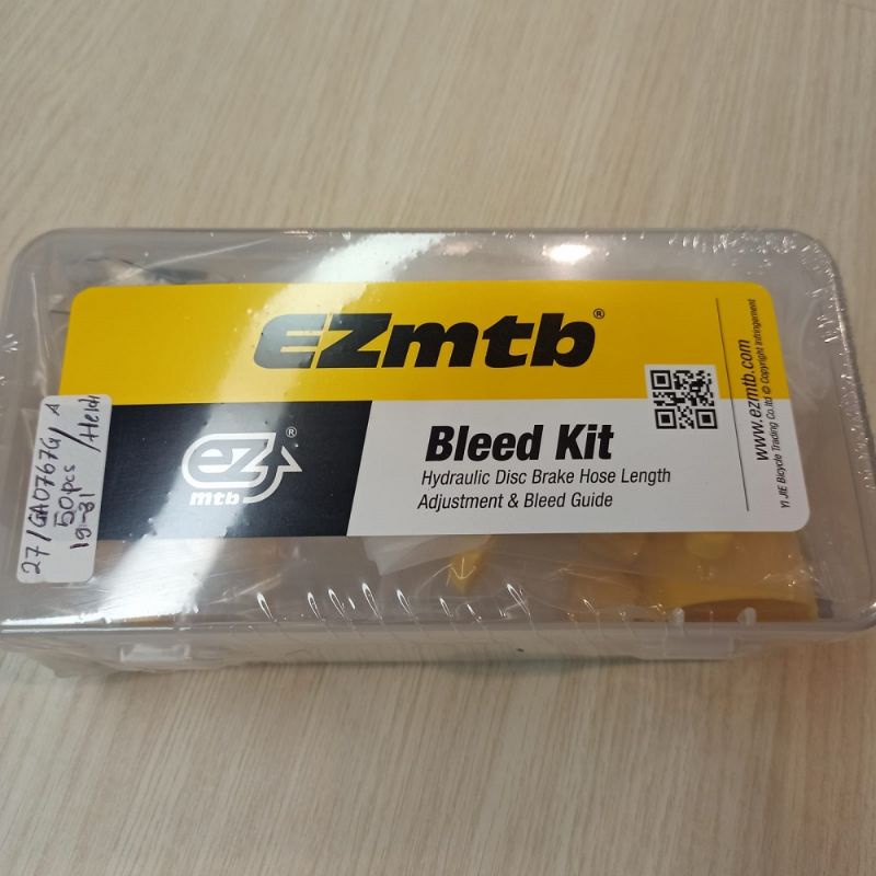 EZmtb Pro Perlengkapan Maintenance Bicycle Modifying Master Bleed Kit Lite Hydraulic dan Gear Sepeda - P04BE - Yellow