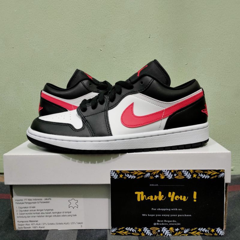 Nike Air Jordan 1 Low Siren Red Original