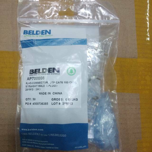 Belden Connector RJ45 Cat6 Original