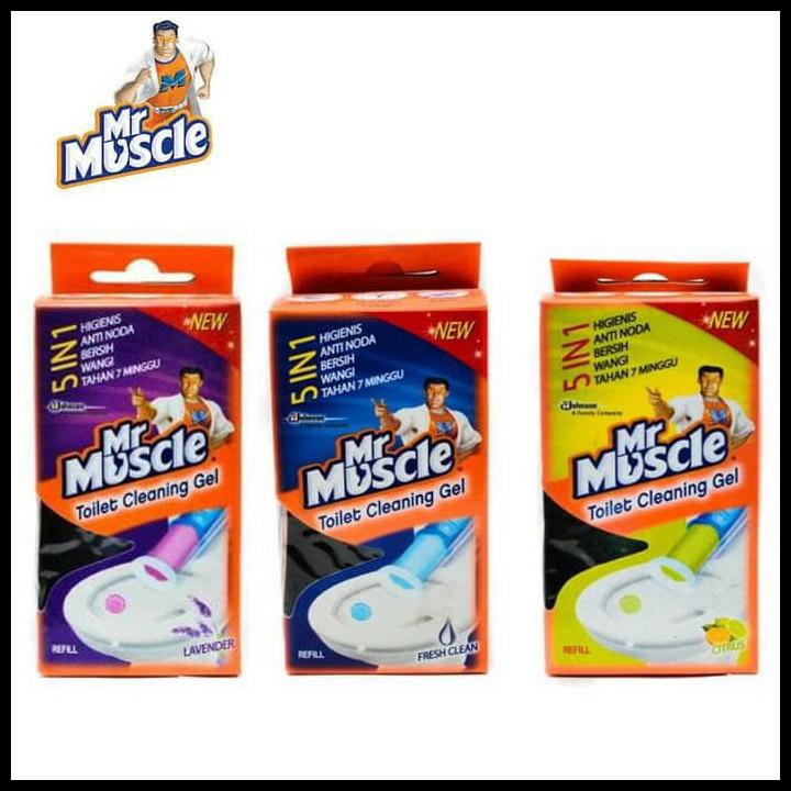 MR MUSCLE Toilet Cleaning Gel Refill / pembersih toilet