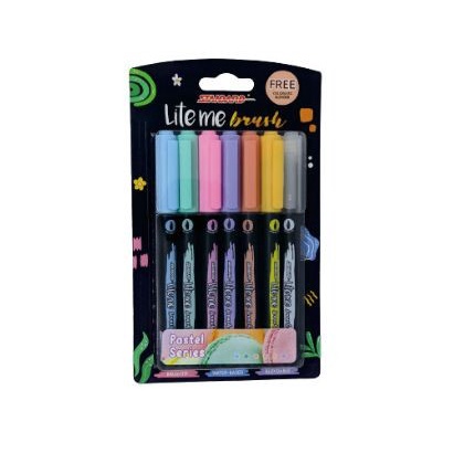 

Cantik Standard Lite Me Brush Pastel Series (7) Mix Colors Promo