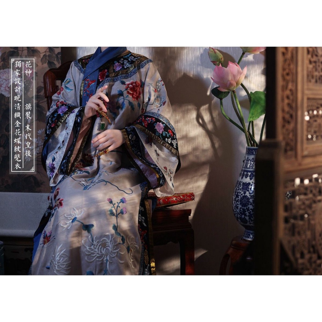 The last empress's cloak in spring 2022 new replica disc buckle placket high-end imitation embroider