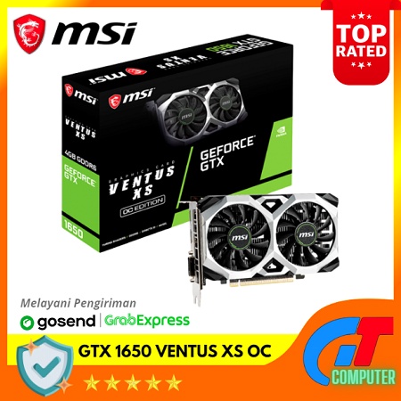 MSI GeForce GTX 1650 D6 VENTUS XS OC 4GB GDDR6