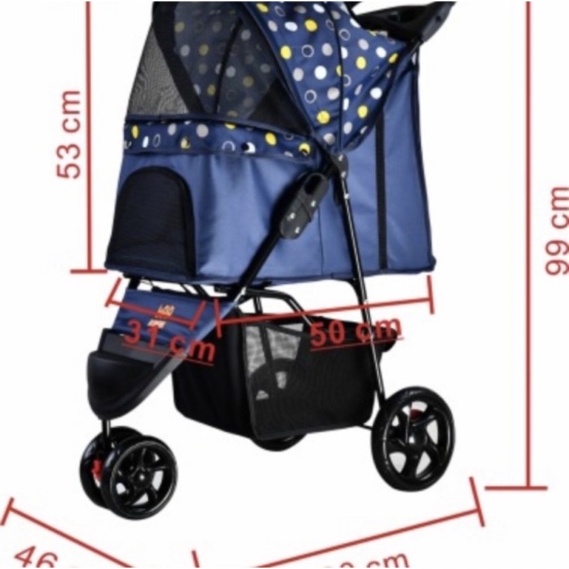 pet stroller anjing kucing kereta dorong anjing kucing pet stroller hewan termurah