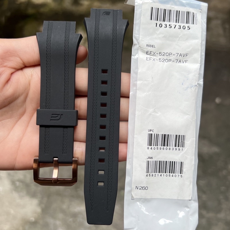 Strap tali jam tangan casio original EFX-520P 7A band EFX 520P