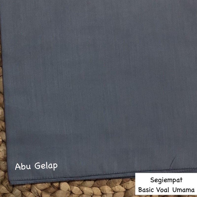 Hijab Basic Voal Umama Part 3-Abu - abu