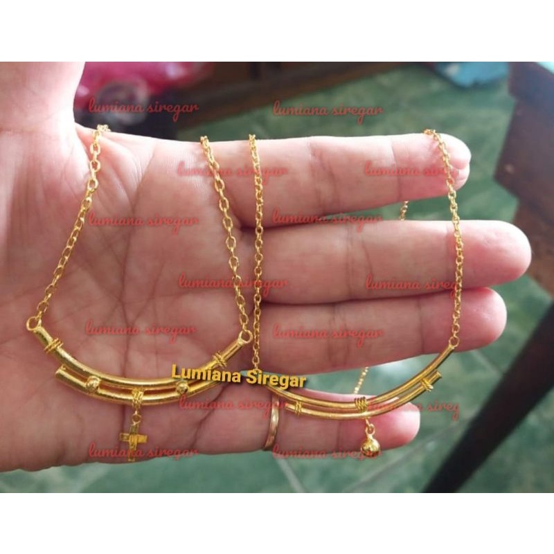 Kalung 15 gr Mas LM London 24k 99,9% Lumiana Siregar Emas Toba