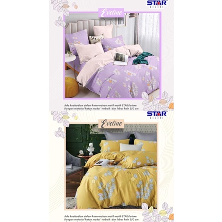 kain sprei meteran eveline star