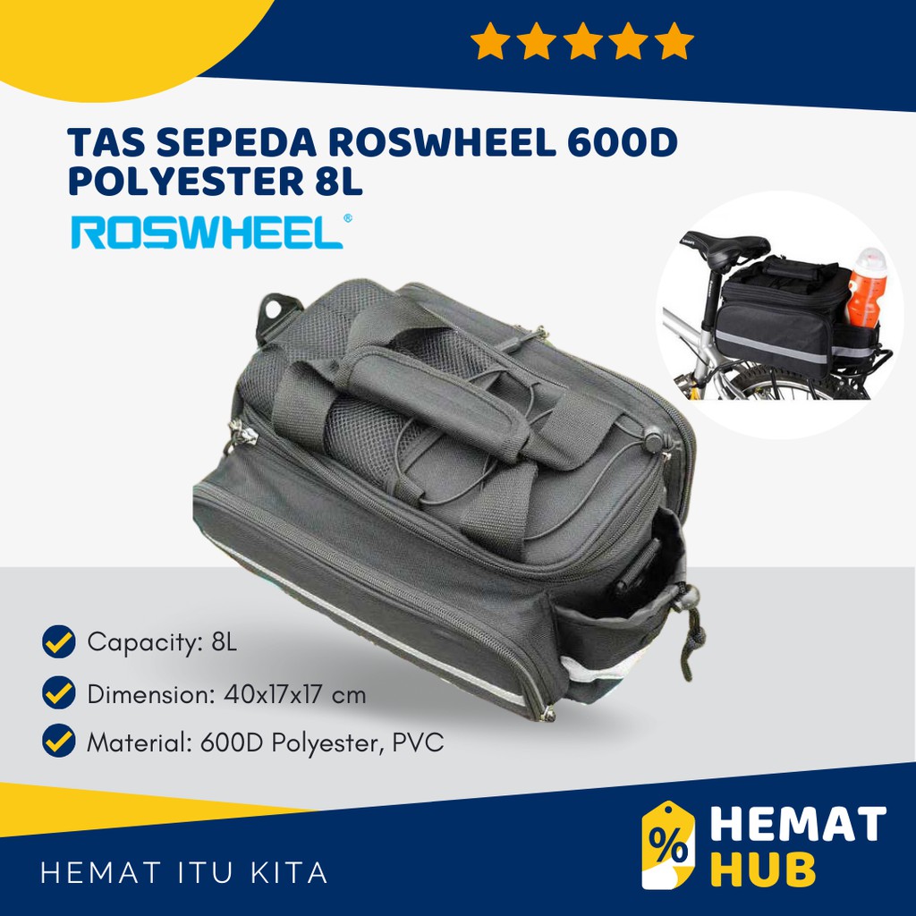 Tas Sepeda Waterproof Frame Carrier Bag Bike Anti Air Warna Hitam Portable Gadget Smartphone Botol