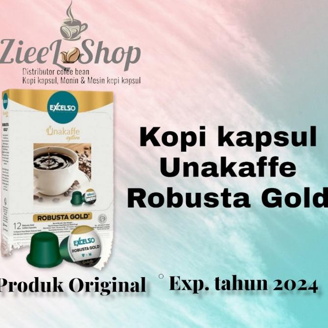 

Kopi kapsul excelso| unakaffe Robusta gold