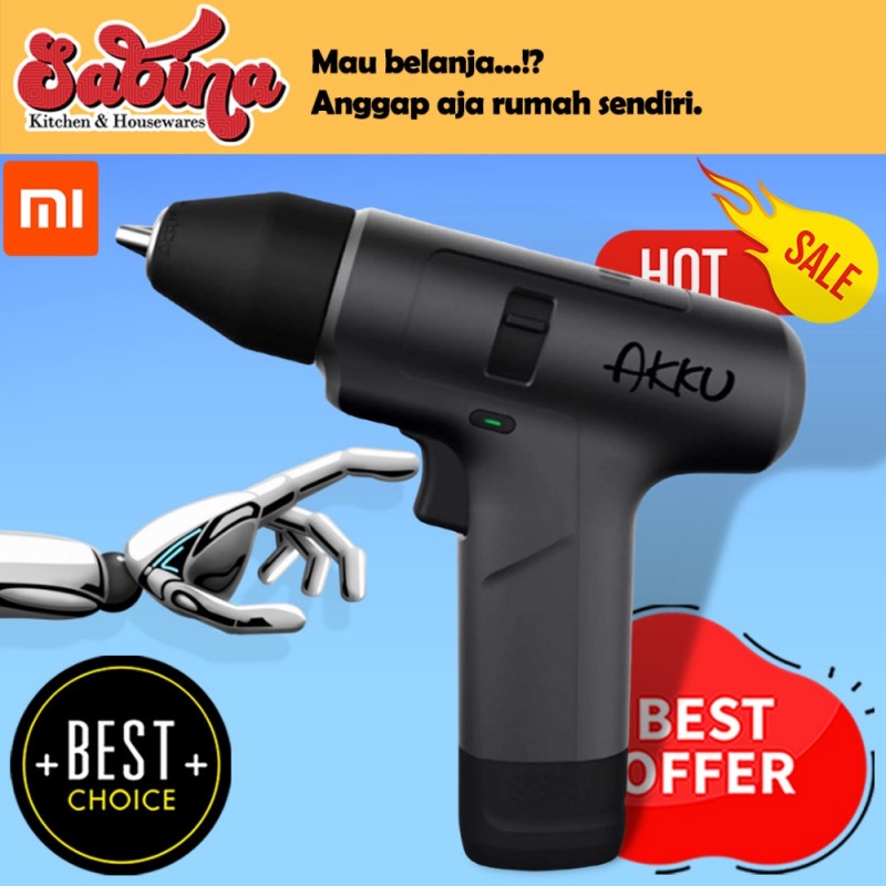 Mesin Bor Listrik Tangan Tanpa Kabel Portable Electric Cordless Drill