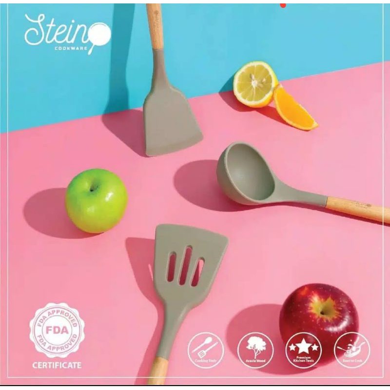 Steincookware stein cookware sutil spatula duo candy soup sendok