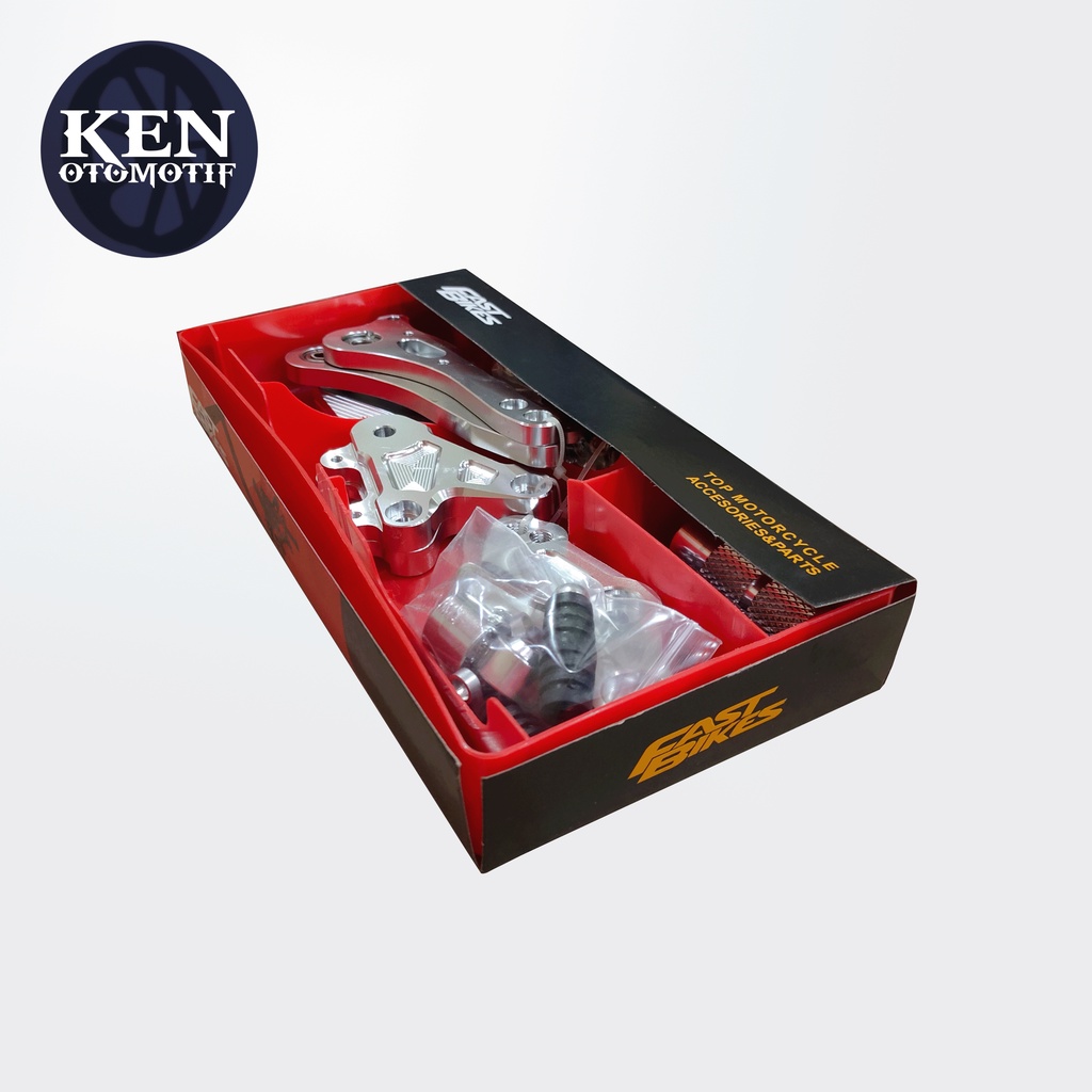 Underbone Footstep Fast Bikes Vixion | Silver |