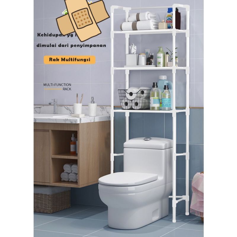 Rak Toilet/kamar mandi Organizer 3 Tingkat