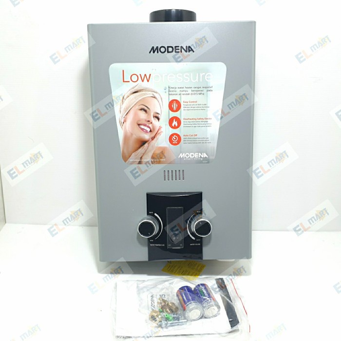 Water Heater Gas Modena Pemanas Air Rapido 6L GI 6 AV - 6AV - GI6AV