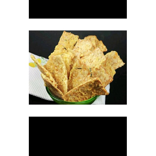 

Kripik tempe goreng/kripik tempe sagu