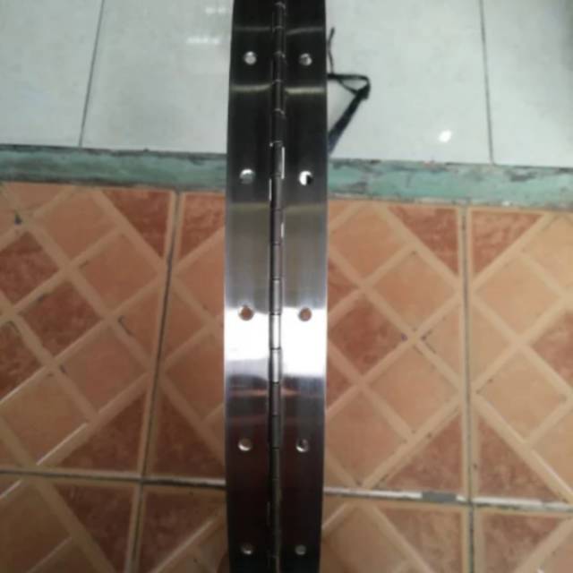 ENGSEL PIANO STAINLESS STEEL ASLI L 3,8 CM P 1,8 M
