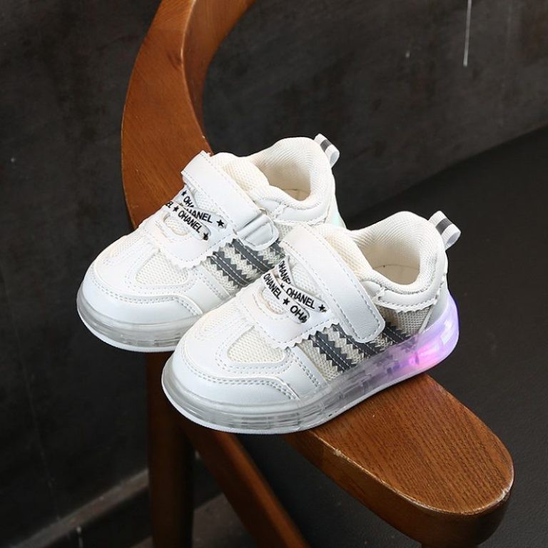 GI 03 (SIZE 21-25) RISCE SEPATU SNEAKER ANAK LED IMPORT WANITA CEWEK COWOK PRIA JAKARTA BATAM JSKA