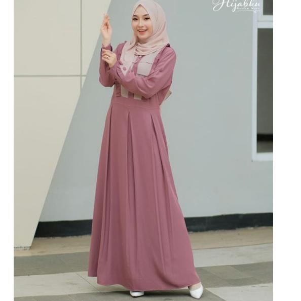 (SALE) Grosir Gamis Fashion | Gamis Richa Dress | Alesha Dress / Gamis Remaja Terbaru (M L XL) / Gam