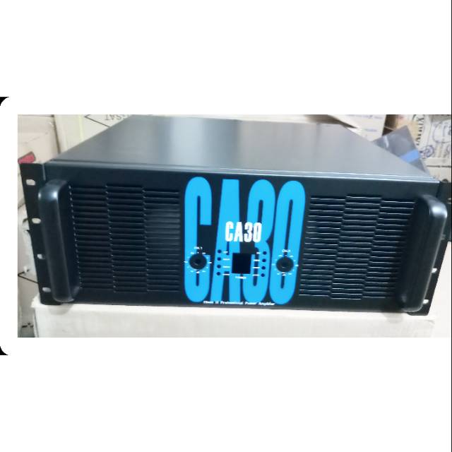 Box power Amplifier CA30 Lengkap Panel Depan Klip