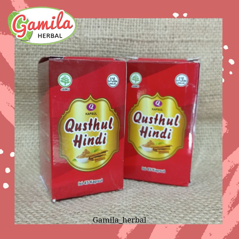 kapsul qusthul hindi Q / herbal asma / herbal paru / kolesterol