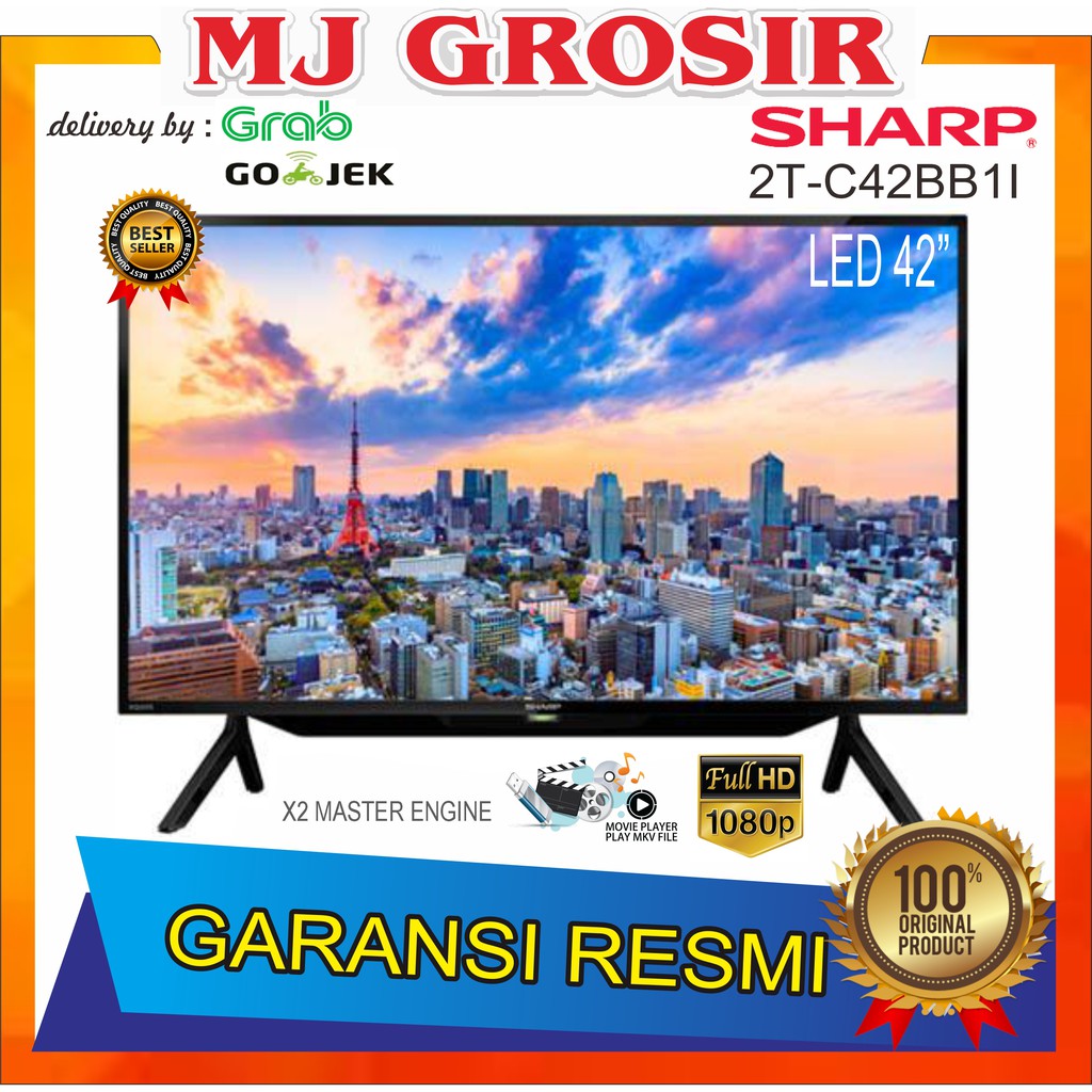 PROMO LED TV SHARP 42&quot; 2T-C42BD1I 42 INCH USB MOVIE HDMI FULL HD