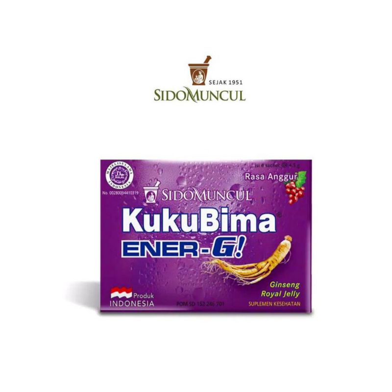 KUKU BIMA ENER-G Rasa Anggur Isi 6 Sachet