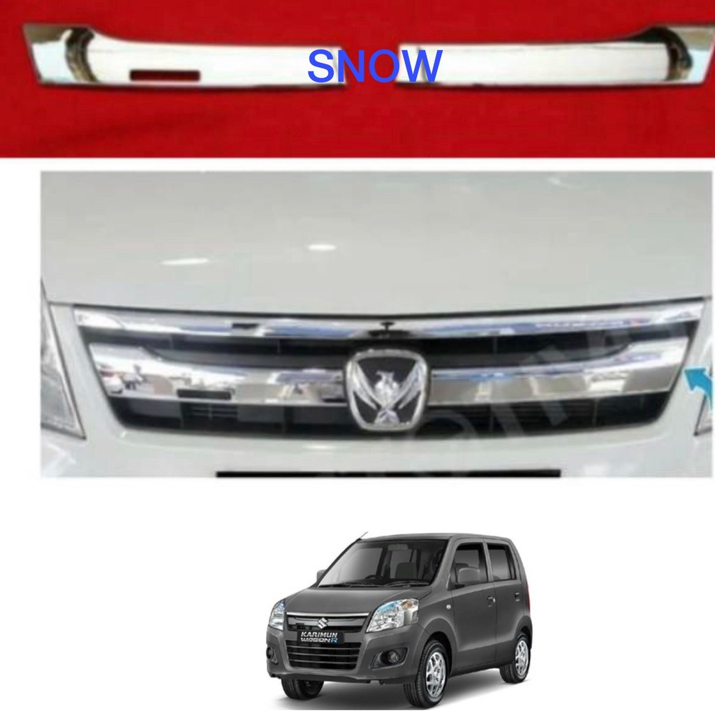 List Grill Depan Suzuki Wagon R Chrome