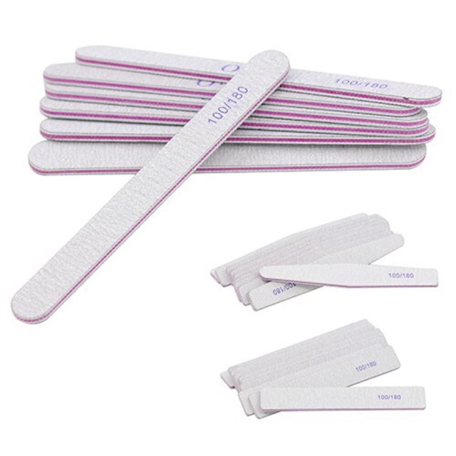 Sanding Nail File 100/180 Kikir kuku amplas kuku