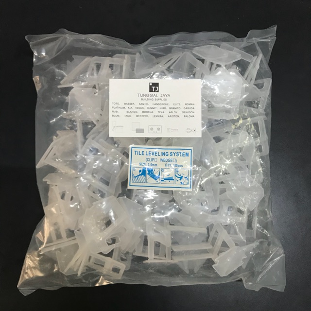 Tile Leveling 2mm / Tile Leveling System / Perata tinggi lantai granit keramik