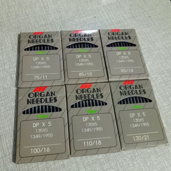 Jarum Organ DB x 1/DBX1 Mesin Jahit Industri Jarum 1 Typical/Juki/Brother Original Japan