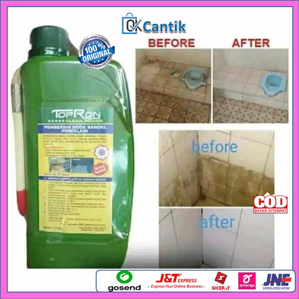 Topron Pembersih Kerak Kamar Mandi Cairan Pembersih Keramik, toilet, WC