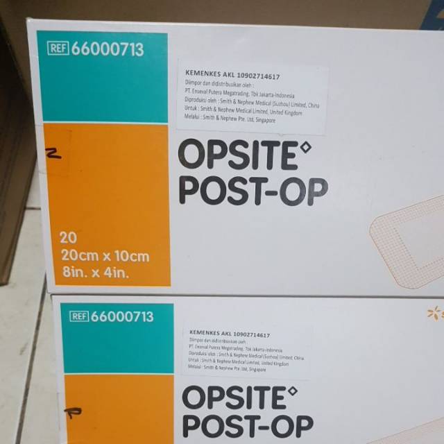 OPSITE POST-OP 20 x 10 cm / Plester tahan air / Opsite 20cm x 10cm