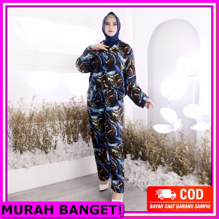 [Restock] Setelan Wanita Fab Shakila Import Set Talia Ori By Alfa OJ741 [Piyama Husty Xxl Pp Ni]Set