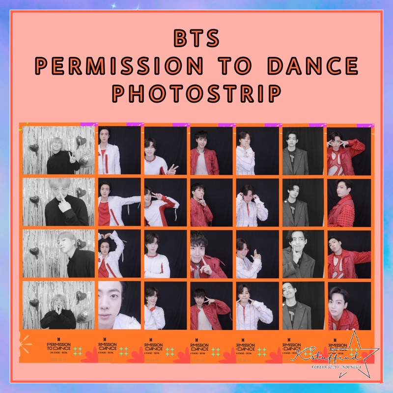 [kstuffind] BTS PERMISSION TO DANCE PHOTOSTRIP PTD CONCERT LAS VEGAS LV LA KONSER PHOTO STRIP FOTO MURAH BANGTAN PHOTOCARD